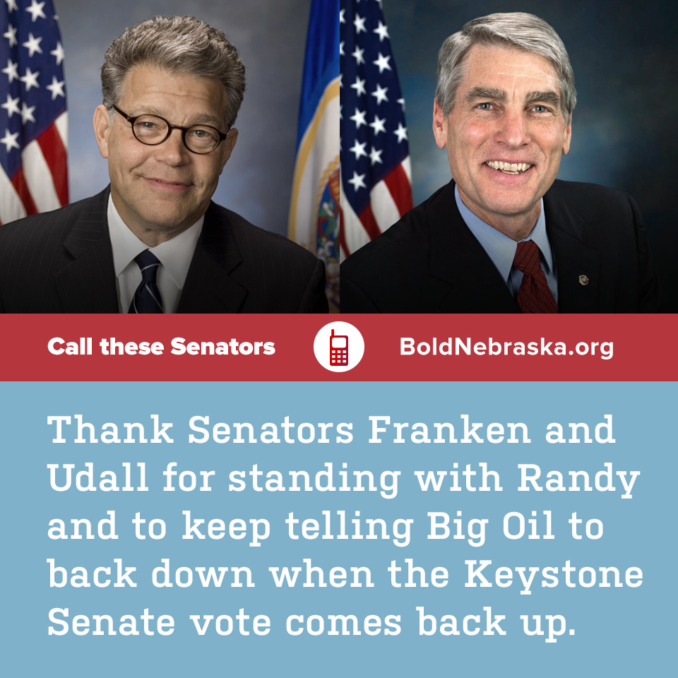 BOLDNE_Senators Standing with Randy over Big Oil